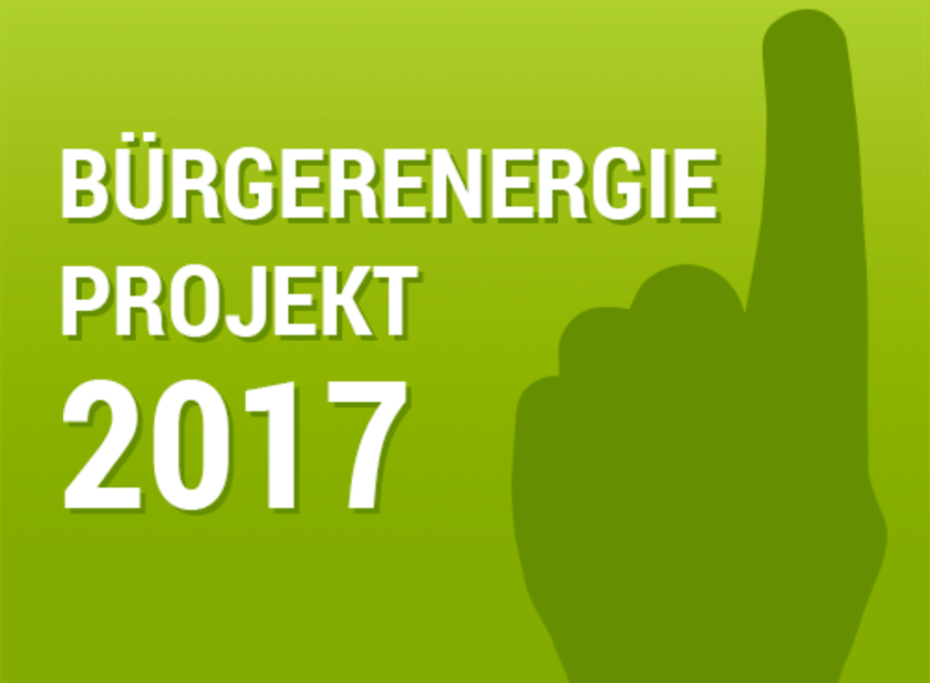 Das Bündnis Bürgerenergie schreibt erstmals einen Preis für das BürgerenergieProjekt des Jahres 2017 aus. (Logo: © BBEn)