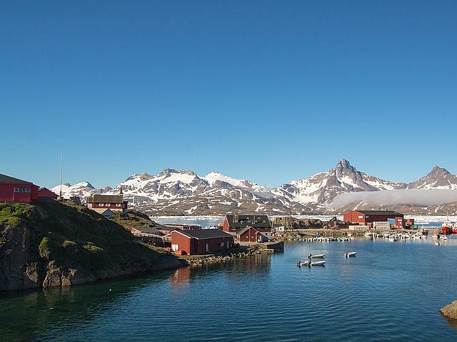 Hafen in Grönland