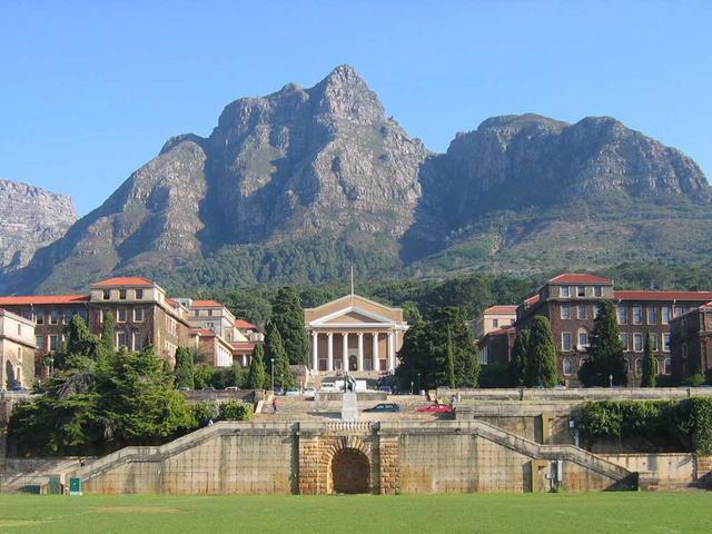 Universitätsgebäude in Kapstadt, Südafrika