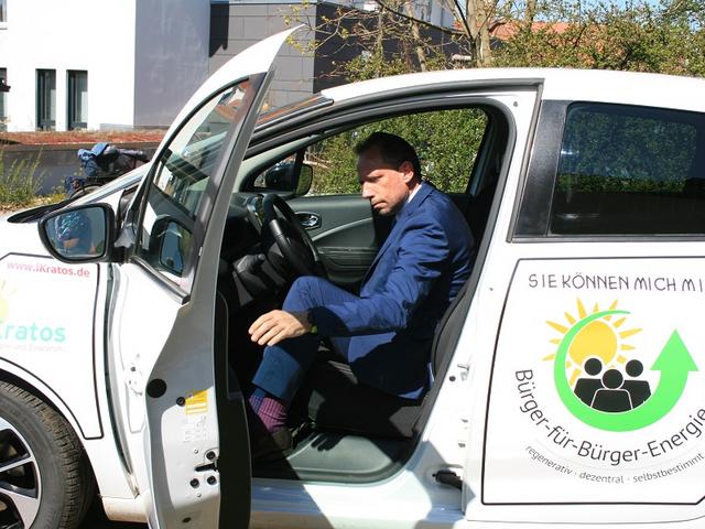 Elektroauto der Sharing-Gemeinschaft Bürger-für-Bürger-Energie eG 2017