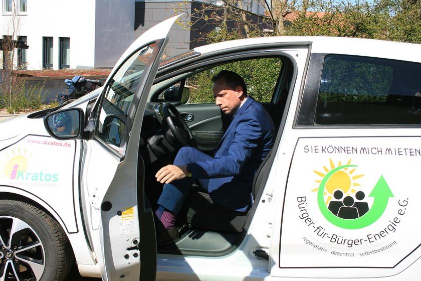 Elektroauto der Sharing-Gemeinschaft Bürger-für-Bürger-Energie eG 2017