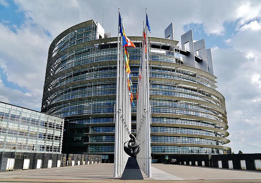 Bild des Europaparlaments in Brüssel.
