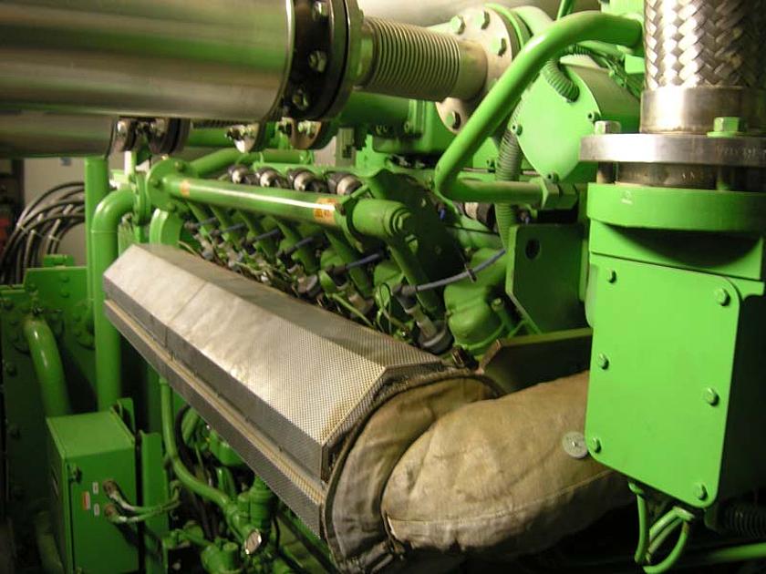 GE Jenbacher Biogasmotor Güssing 2006