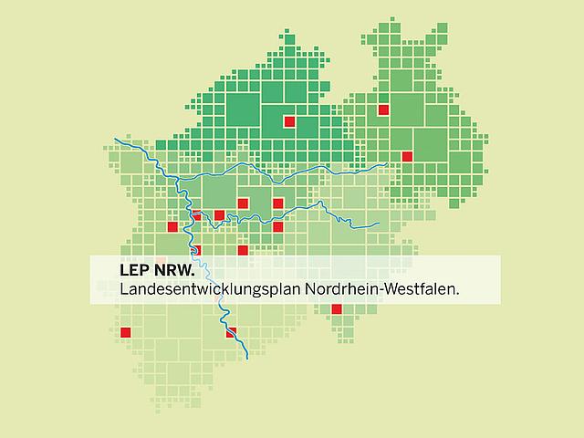 Der neue Landesentwicklungsplan für NRW löst den alten Plan aus dem Jahr 1995 ab. (Grafik: LEP NRW)