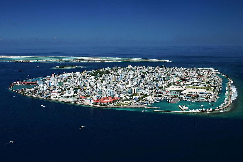 Malé, die Hauptstadt der Malediven