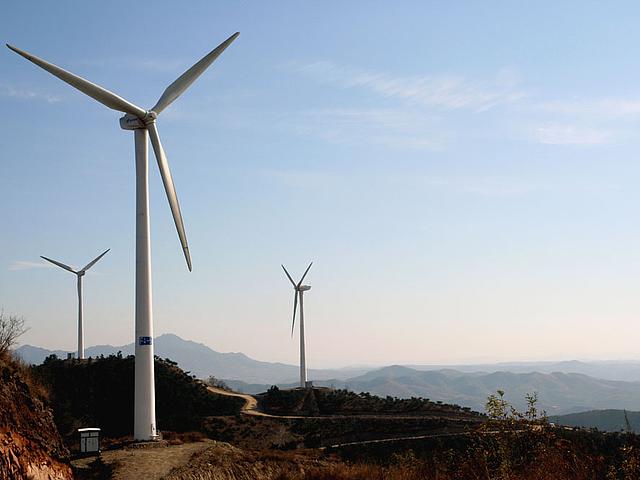 Bis Ende 2020 will die chinesische Regierung eine Windenergiekapazität von 210 Gigawatt im Land aufbauen.