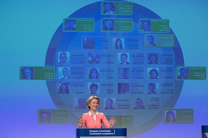 Am Dienstag stellte die neue EU-Kommissionspräsidentin Ursula von der Leyen ihr Team vor. 