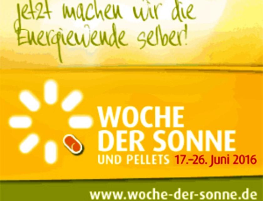 Logo zur Woche der Sonne und Pellets 2016