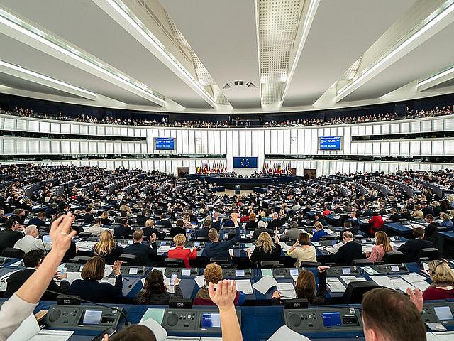 Abstimmung im EU-Parlament in Straßburg