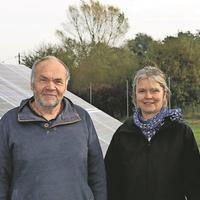 Dirk Niehaus und Heike Balzer, Vorstand der Energiewerk Rügen eG