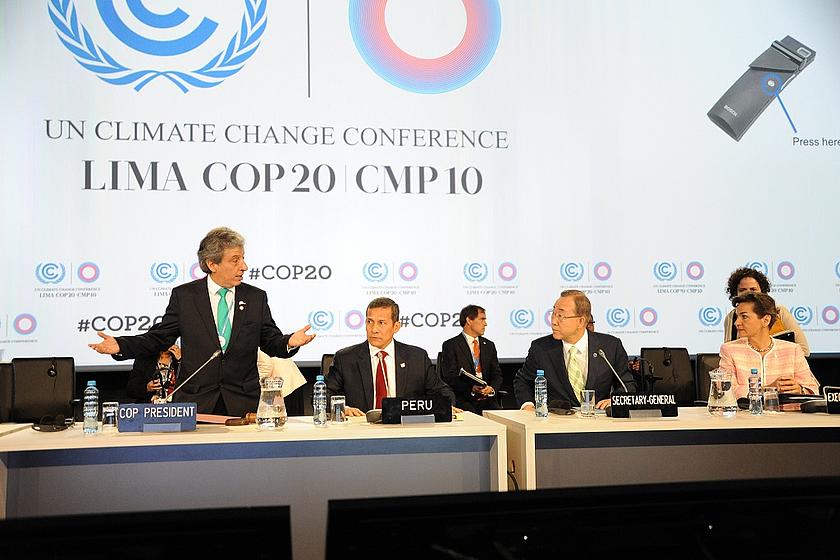 Ratlosigkeit herrschte auch bei den peruanischen Gastgebern des Klimagipfels und UN-Generalsekretär Ban Ki-moon. (Foto: UNFCCC, flickr.com, CC BY 2.0)