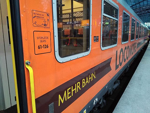 Ab dem 14. Dezember fährt der Crowdfunding-Zug Locomore täglich von Stuttgart nach Berlin und zurück. An Board erwarten die Zugreisenden eine komfortable Ausstattung, ein leckeres Bio-Catering und perfektes WLAN. (Foto: © Joschua Katz)