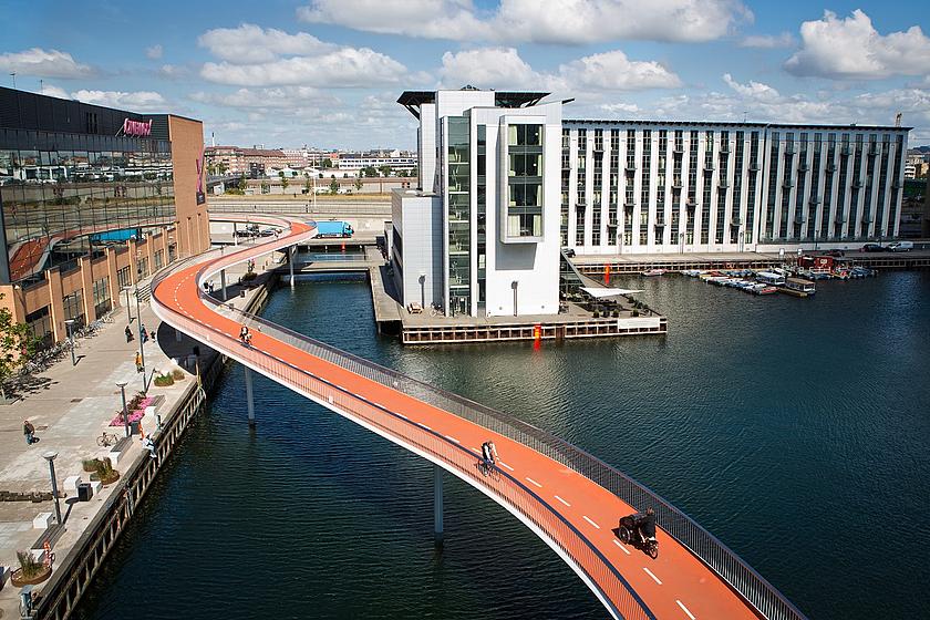 Fahrradbrücke in Kopenhagen