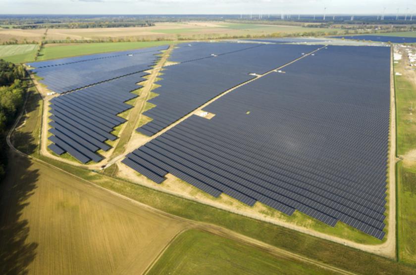 Luftaufnahme Solarpark Weesow