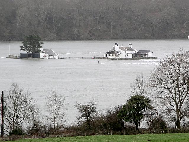 Ynys Gored Goch, eine Insel im Vereinigten Königreich, wird durch eine Flut bedroht (Foto: public domain)