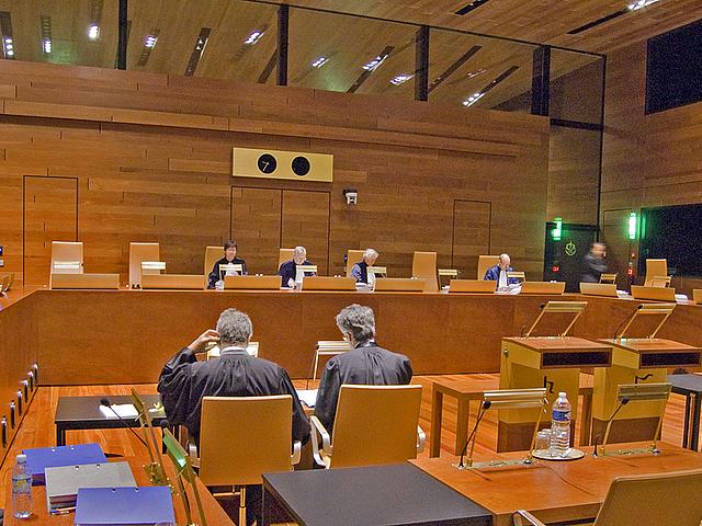 Eine Sitzung im Europäischen Gericht