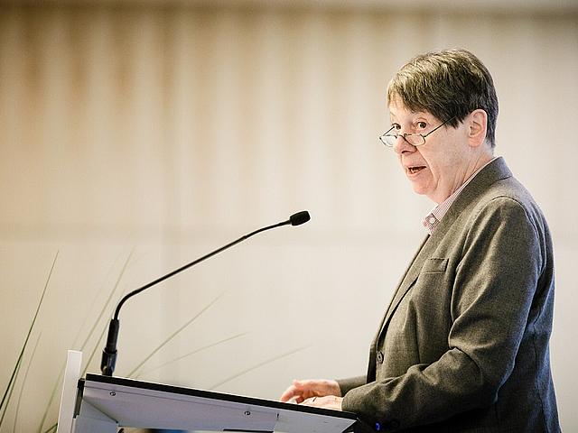Bundesumweltministerin Barbara Hendricks hat in Berlin fünf Leitlinien für eine naturverträgliche Energiewende präsentiert. (Foto: <a href="https://www.flickr.com/photos/132994298@N07/34486557836" target="_blank">LEDS GP / flickr.com</a>, <a href="htt