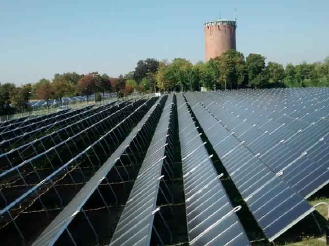 Solarthermie-Anlage in Ludwigsburg am Römerhügel
