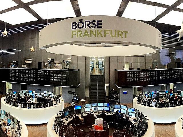 Das Handelsparkett der Frankfurter Börse.