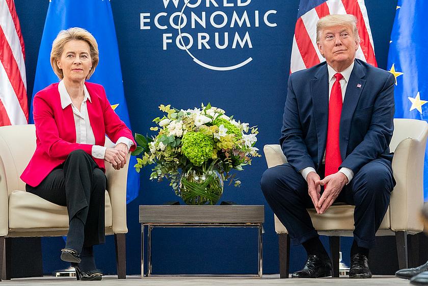 Ursula von der Leyen und Donald beim Weltwirtschaftsforum 2020 in Davos.