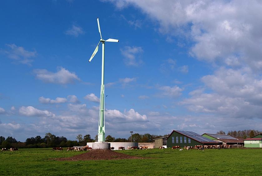 Moderne Kleinwindkraftanlagen sind wieder im Kommen. (Foto: PSW Energiesysteme)