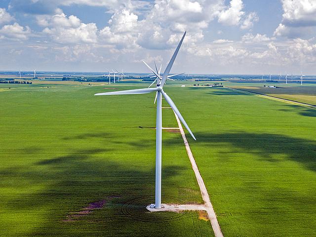 Windenergie ist die Art der Stromerzeugung, die die Umwelt am wenigsten belastet.