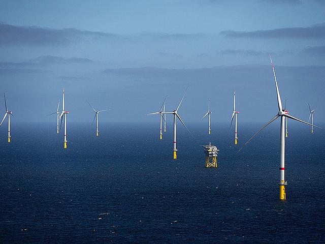 Offshore-Windpark in der Nordsee