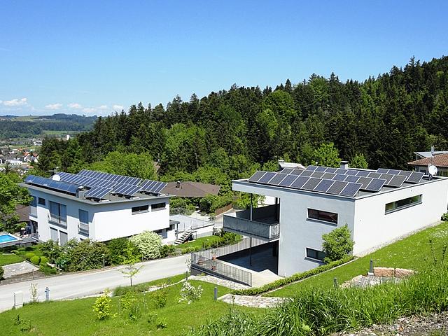 Solaranlagen auf Hausdächern