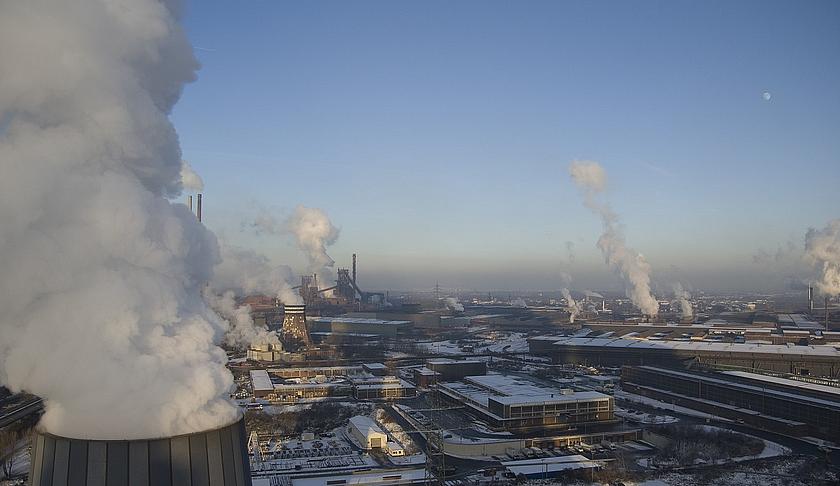 Stahlproduktion von Thyssenkrupp in Duisburg