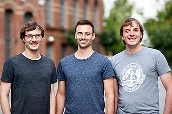 Das sind die Vilisto-Gründer: Christian Brase, Christoph Berger, Lasse Stehnken.
