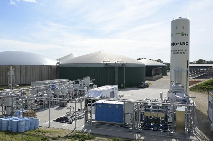 Im niedersächsischen Darchau ging die erste Bio-LNG-Anlage in Deutschland in Betrieb (Foto: Jan Boethling)