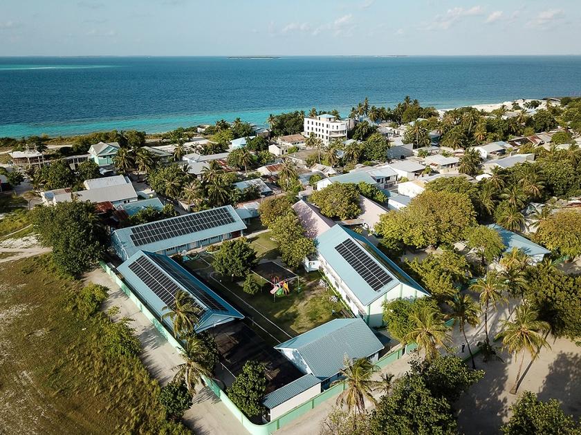 Solardachanlagen auf den Malediven