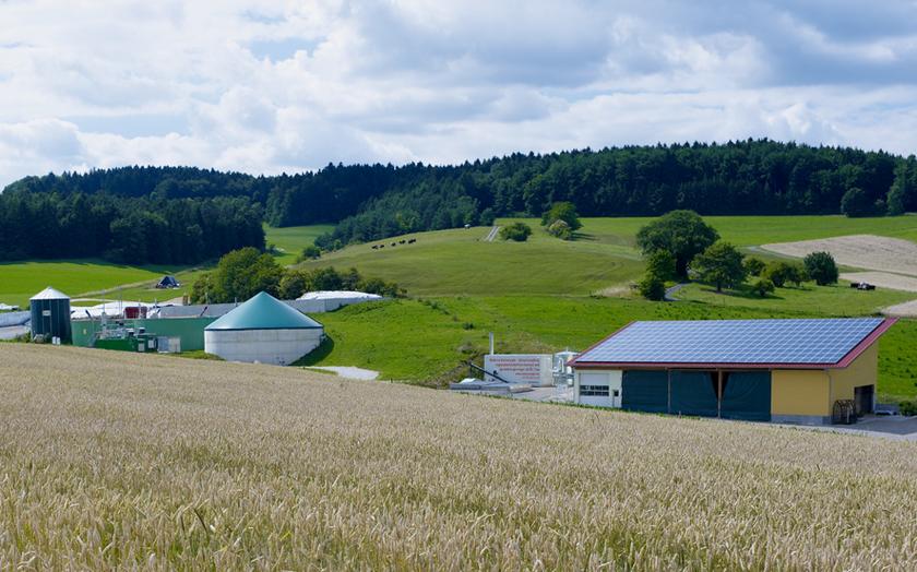 Bioenergiedorf Mauenheim mit Biogasanlagen