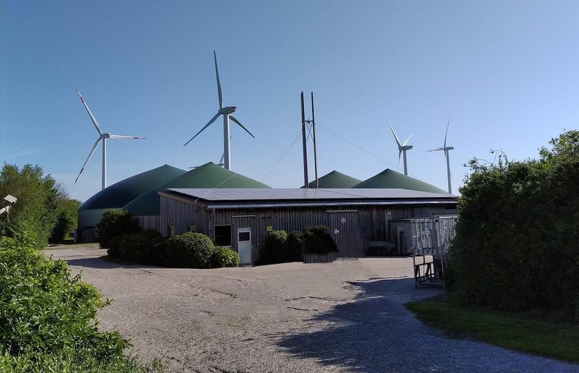 Biogasanlagee in Nordhackstedt in Schleswig-Holstein