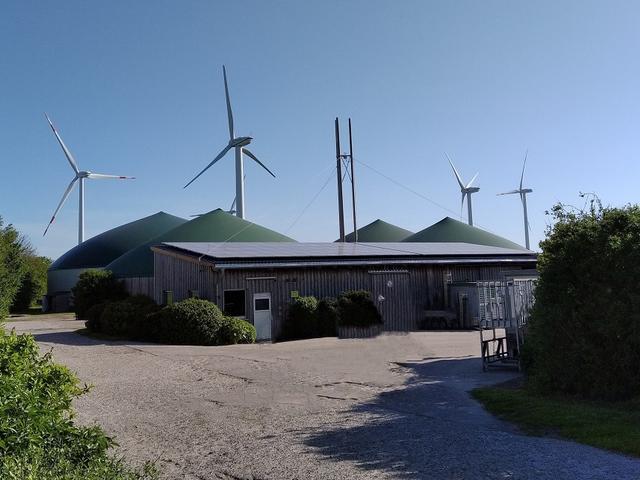 Biogasanlagee in Nordhackstedt in Schleswig-Holstein