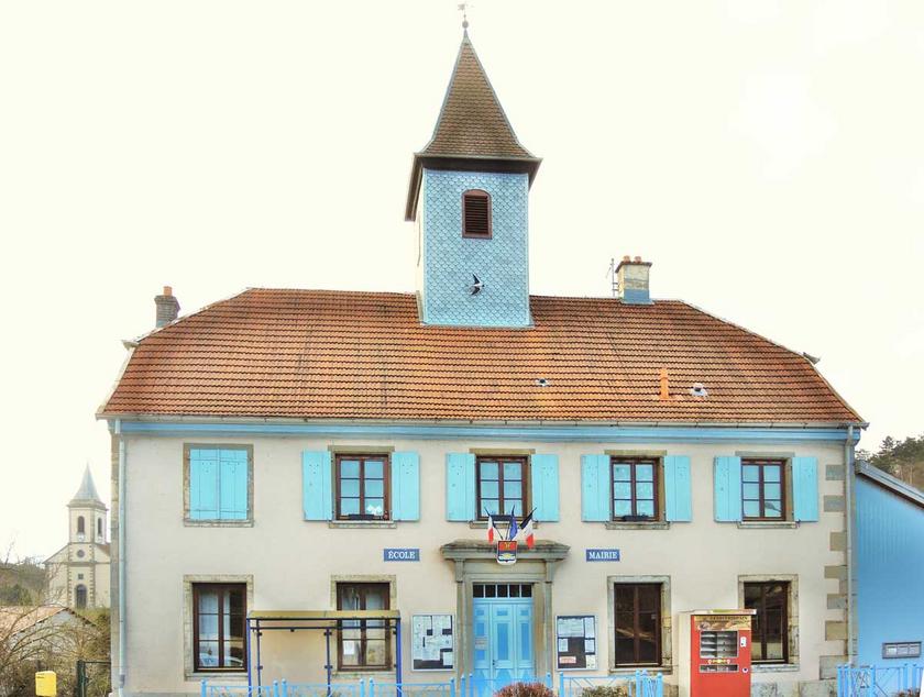 Rathaus in Allondans/Frankreich