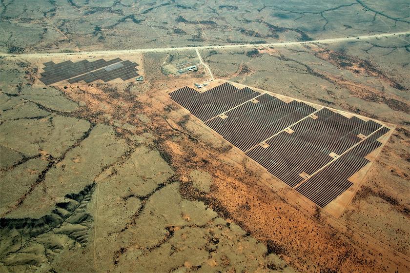 Solarkraftwerk in Namibia