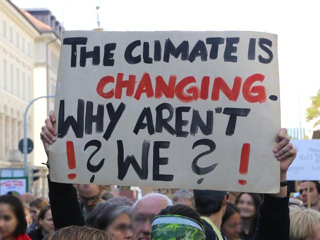 Münchens Klimaschützer gehen auf die Straße, hier beim Klimastreik 2019