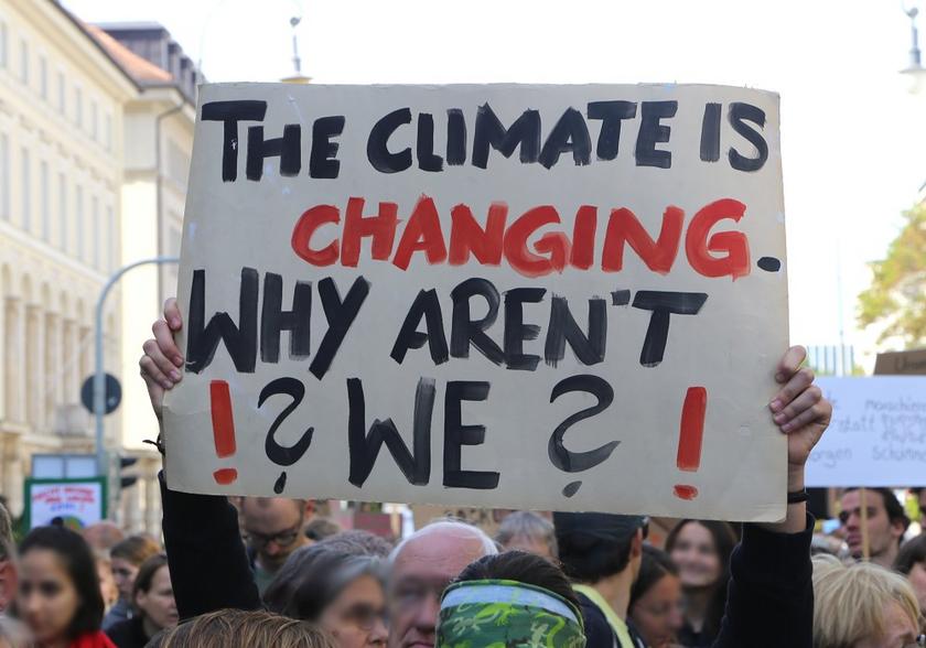 Münchens Klimaschützer gehen auf die Straße, hier beim Klimastreik 2019