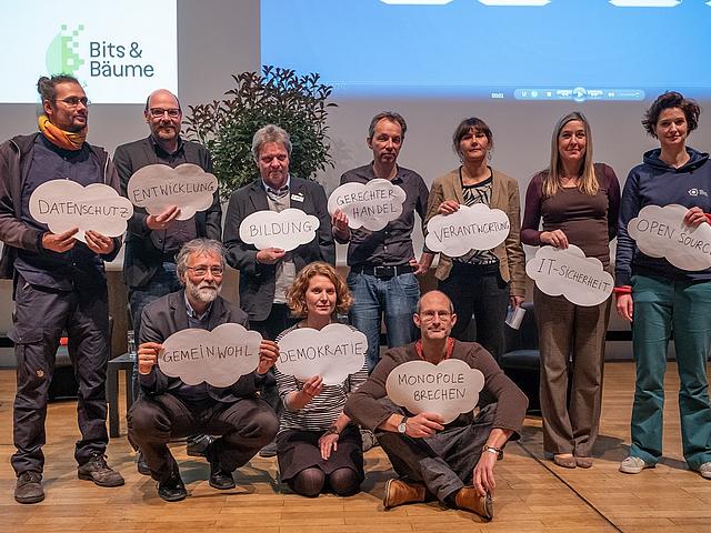 Teilnehmer der „Bits & Bäume“-Konferenz