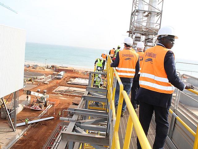 In Senegal wird ein Gaskraftwerk gebaut.