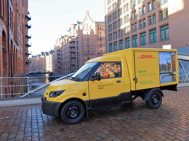 it dem „Streetscooter“ baut der Post-Konzern bereits eigene elektrisch betriebene Transportwagen. (Foto: Deutsche Post AG)