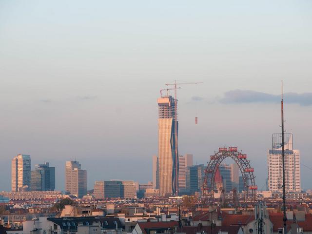 Skyline von Wien mit Riesenrad